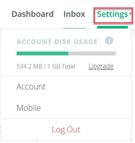 Settings-tab