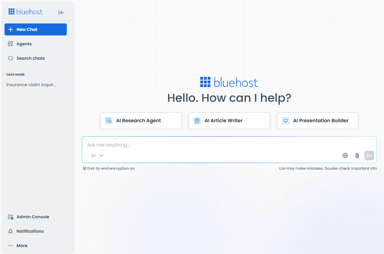 + New Chat Page