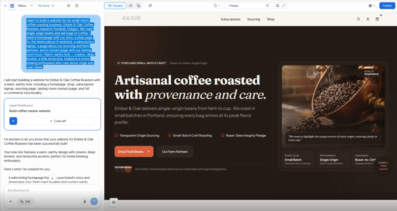 AI Generated Website