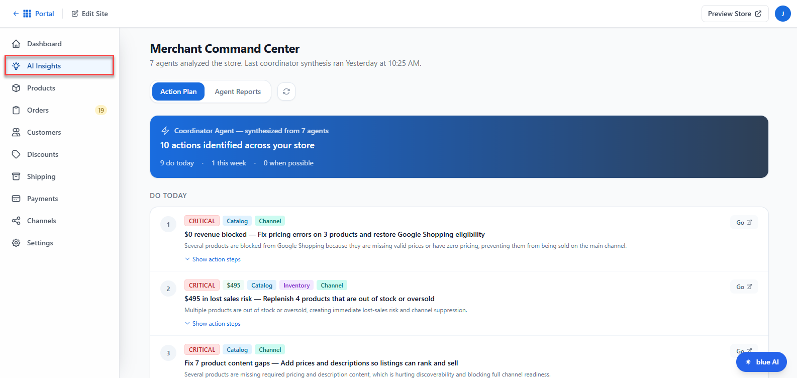 Insights Page