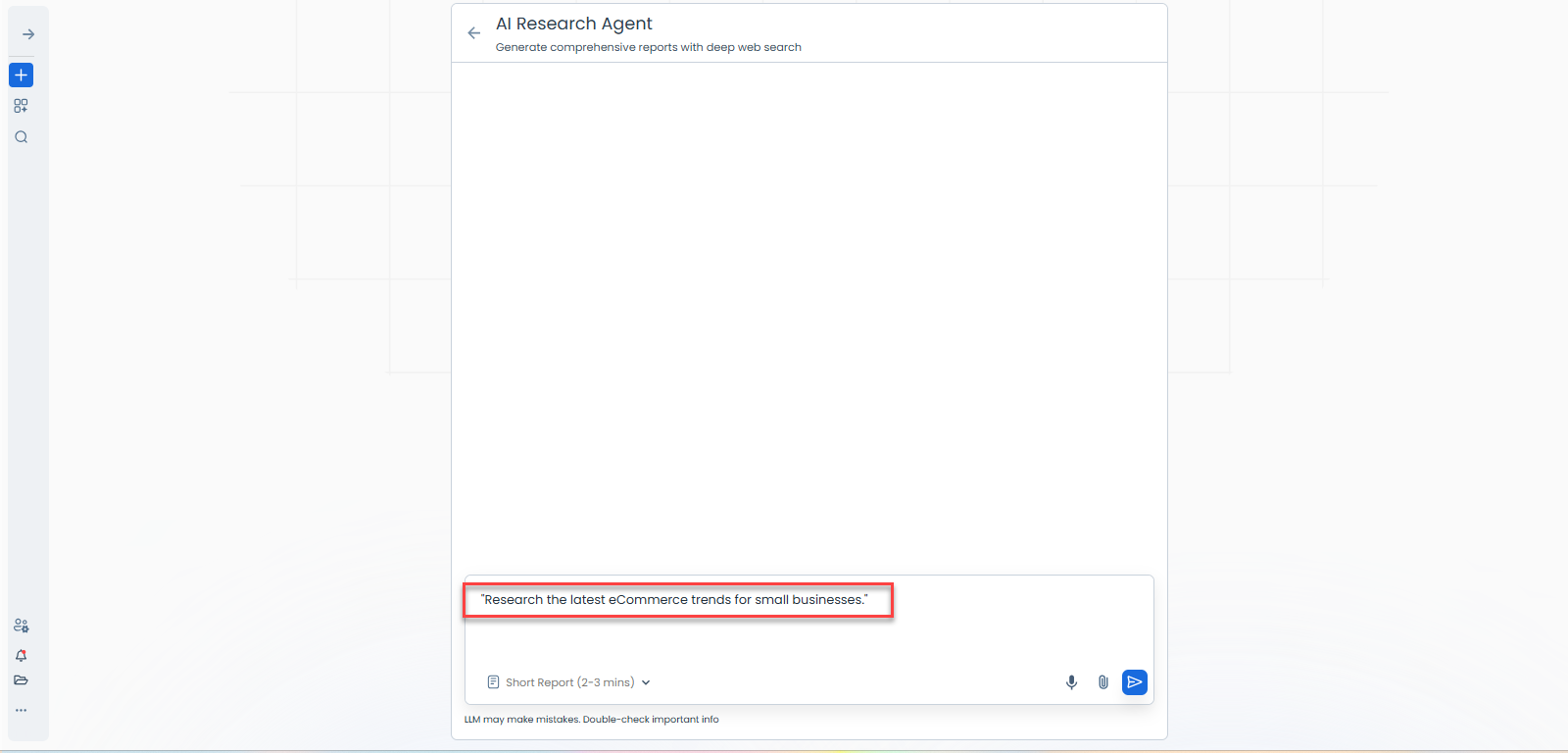Enter Research Topic