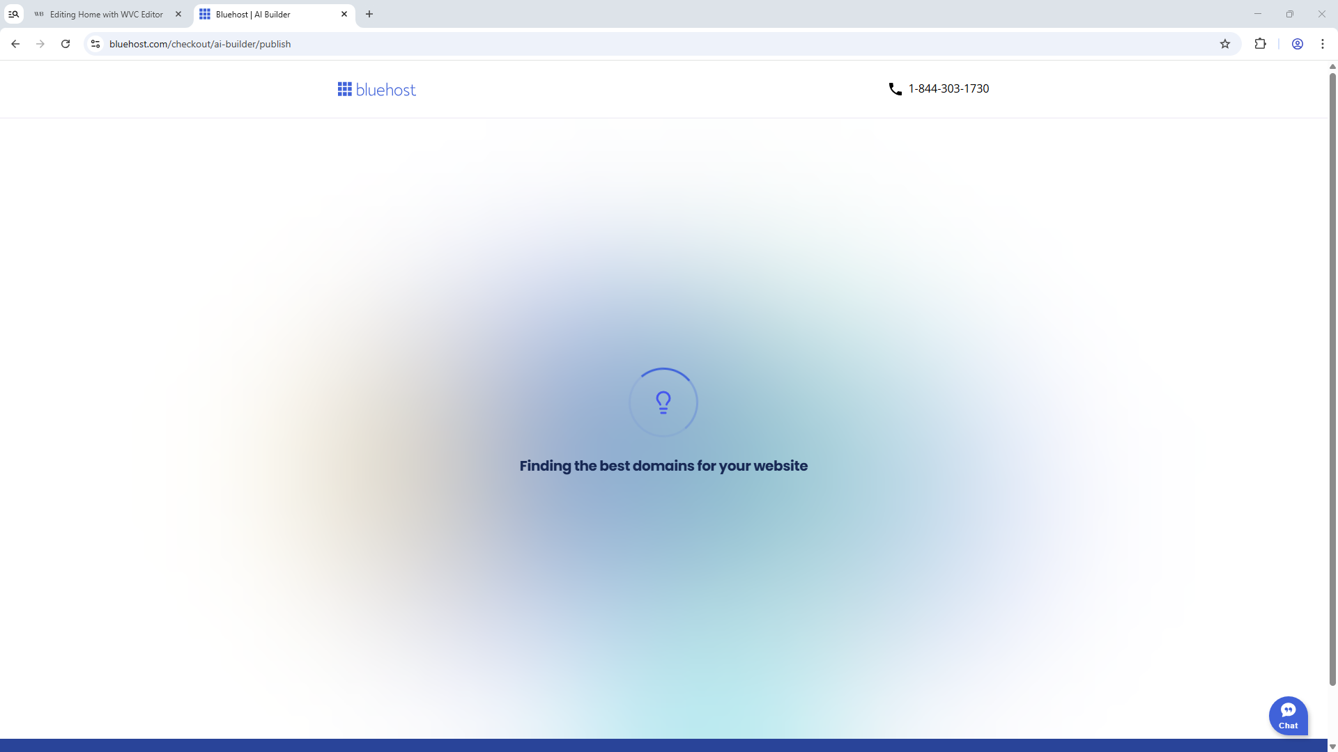 Bluehost Portal - Finding domains