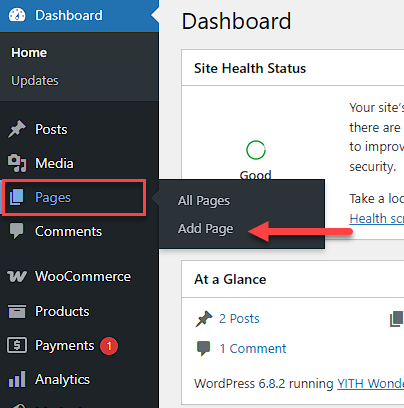 wordpress-pages