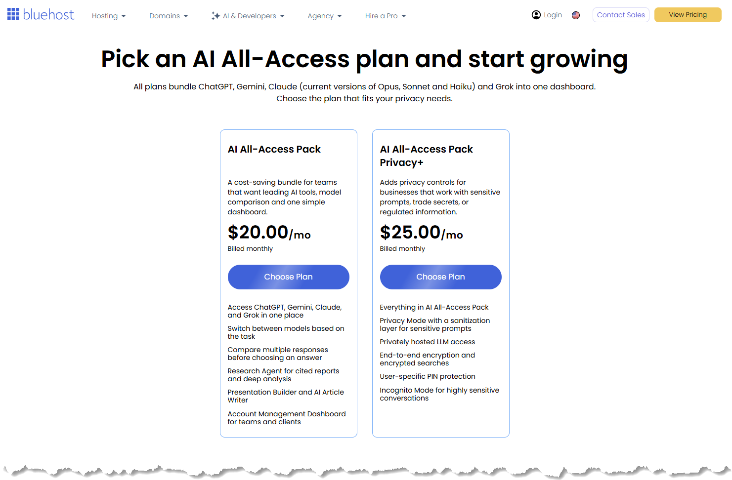 AI All-Access Pack - Choose Plan