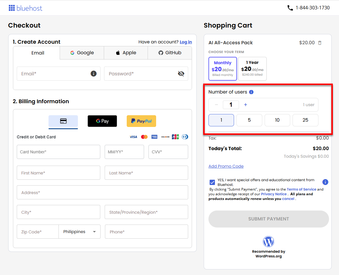 AI All-Access Pack - Select number of seats