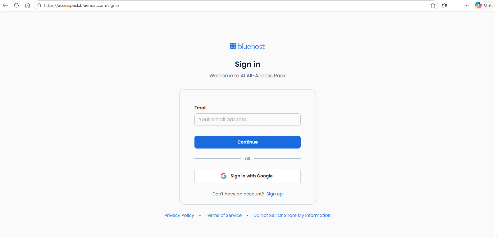 Enter email