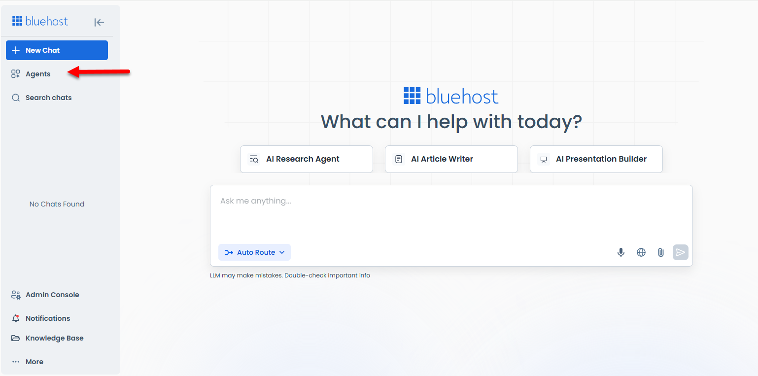 AI All-Access Dashboard - Agents tab