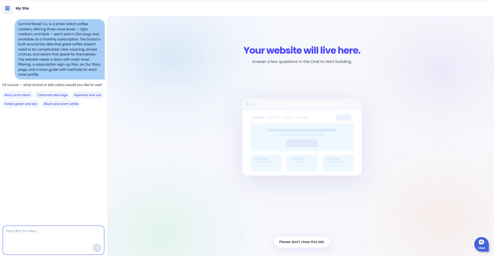 AI Store - Customize your website using prompt