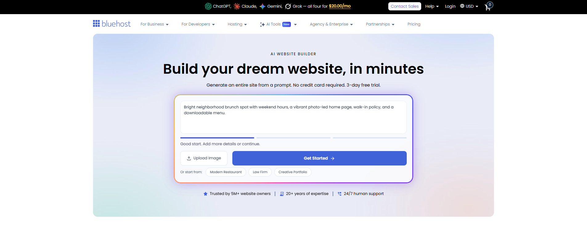AI Website Builder - With Prompt