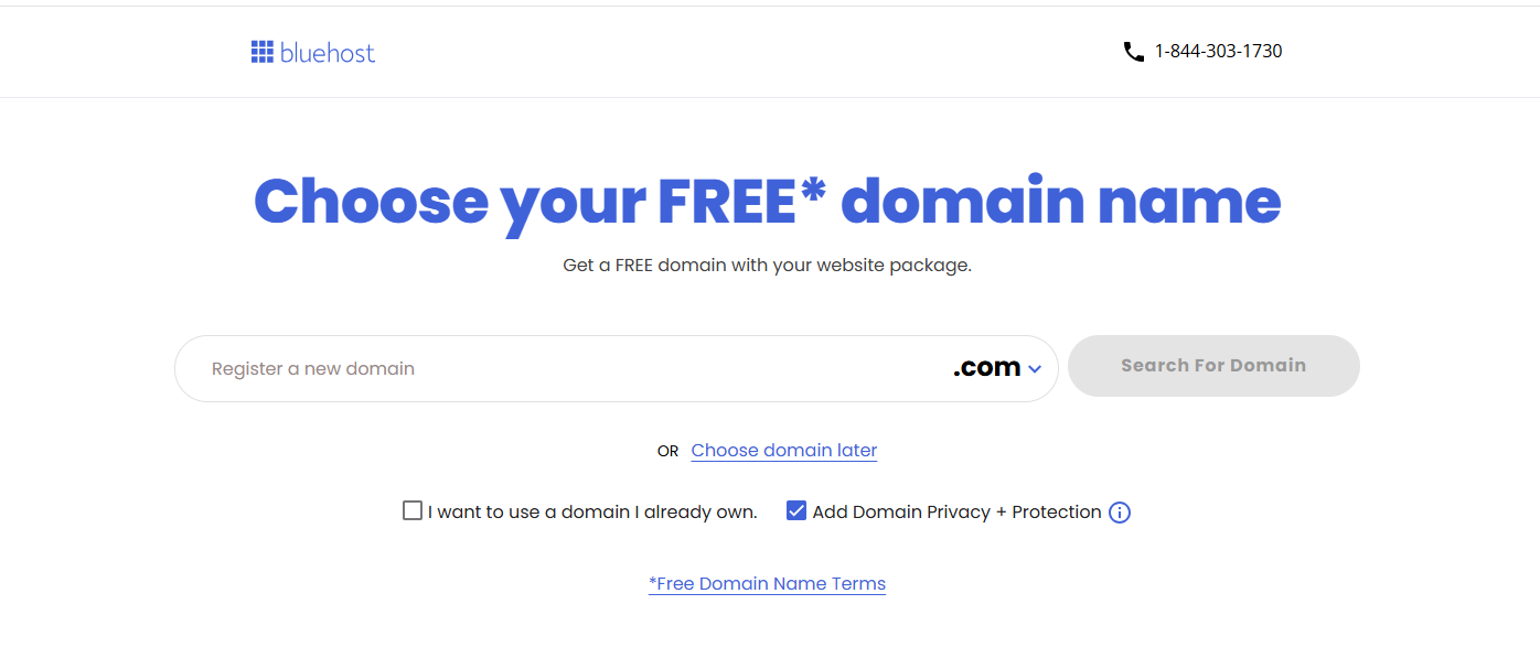 Website Security - Choose your domain
