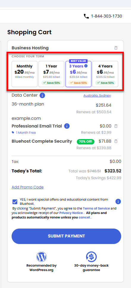 Website Security - Select Term