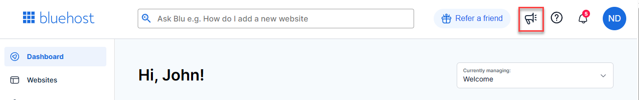 Announcements icon