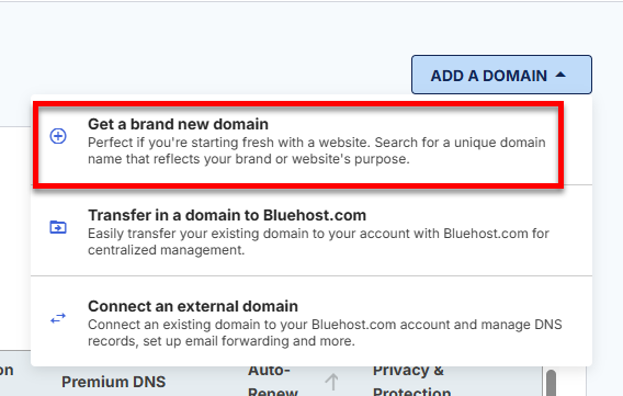 Register a domain - Get a brand new domain