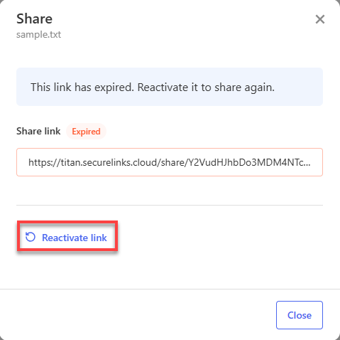 Professional Email Drive Reactivate link
