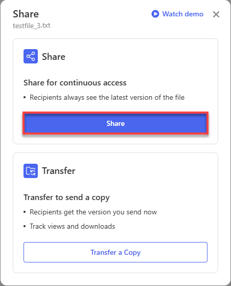 Professional Email Drive Share Option 2