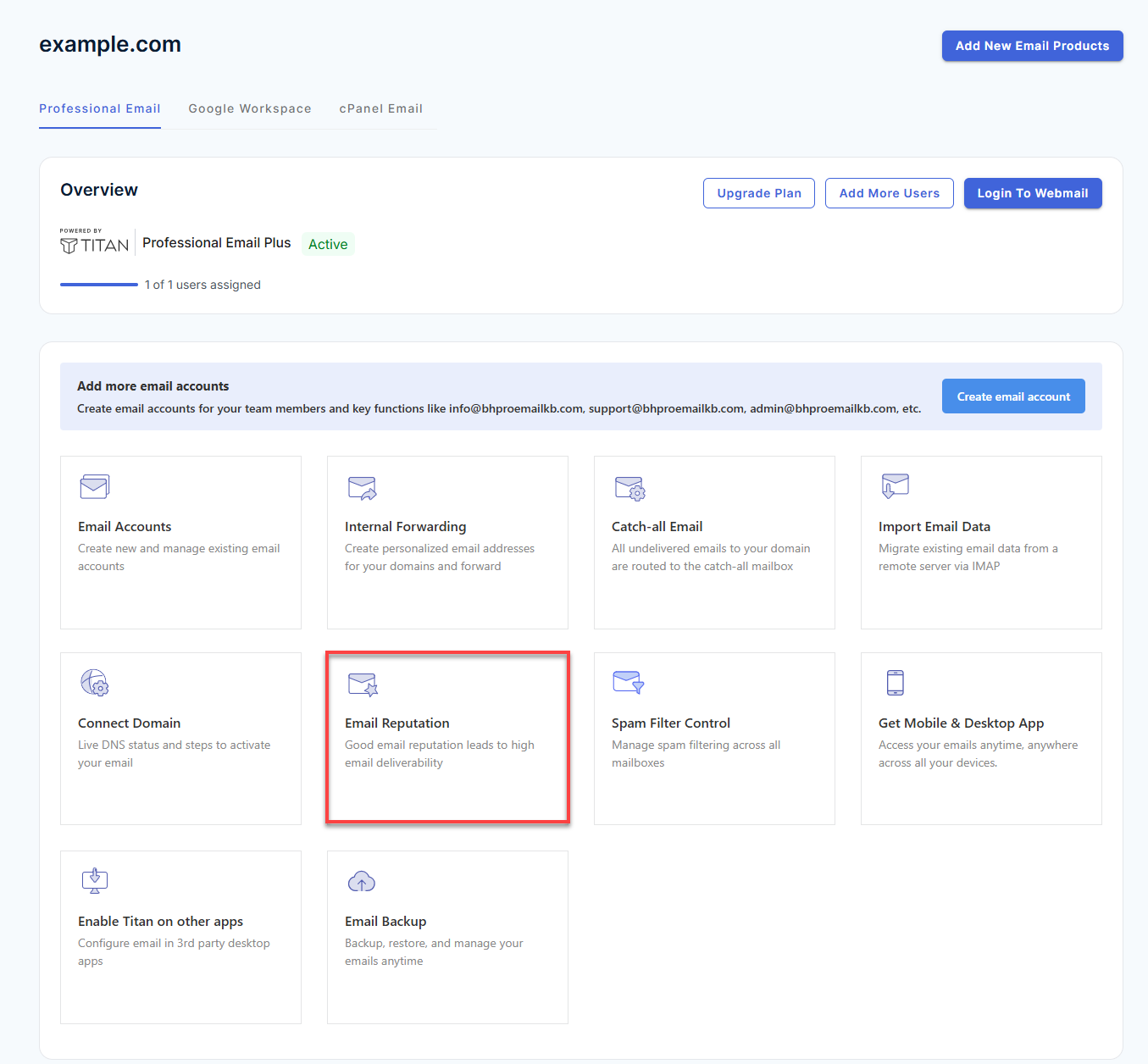 Professional Email - Email Reputation