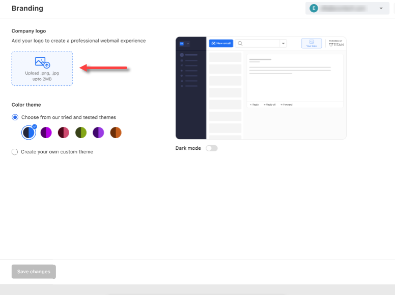 Professional Email - Branding - Company Logo - Upload