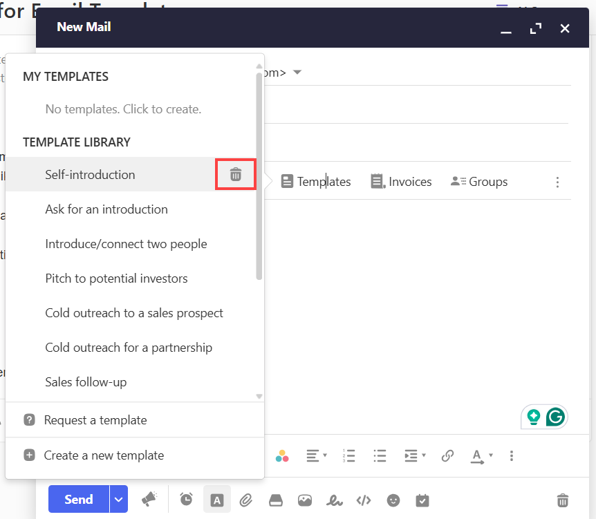 BH AM - Professional Email - Delete Template