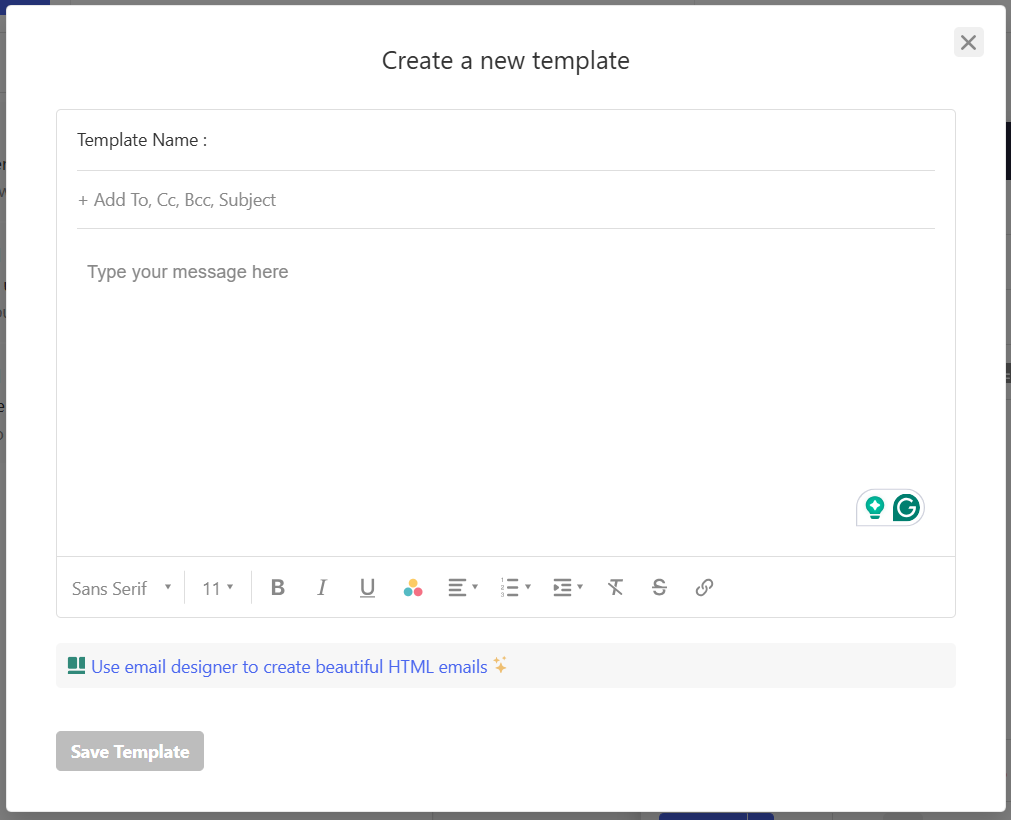 BH AM - Professional Email - Name and Save Template
