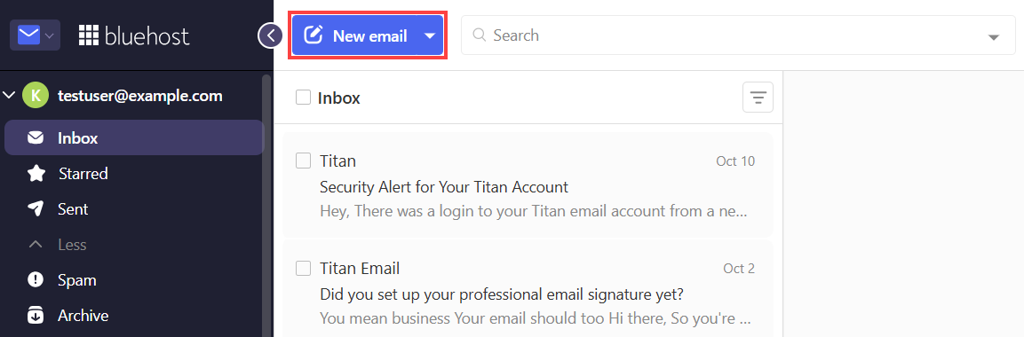 BH AM - Professional Email - New Mail