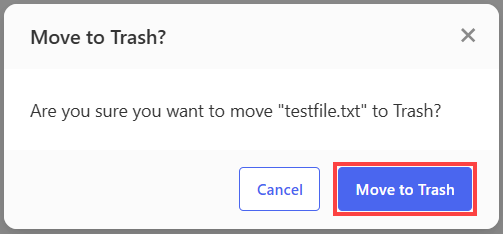 BH AM - Titan Drive - Move to Trash - Confirm