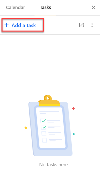 Titan Webmail - Add a Task