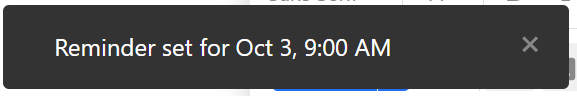 Professional Email Webmail - New Mail - Set Date and Time - Confirmation