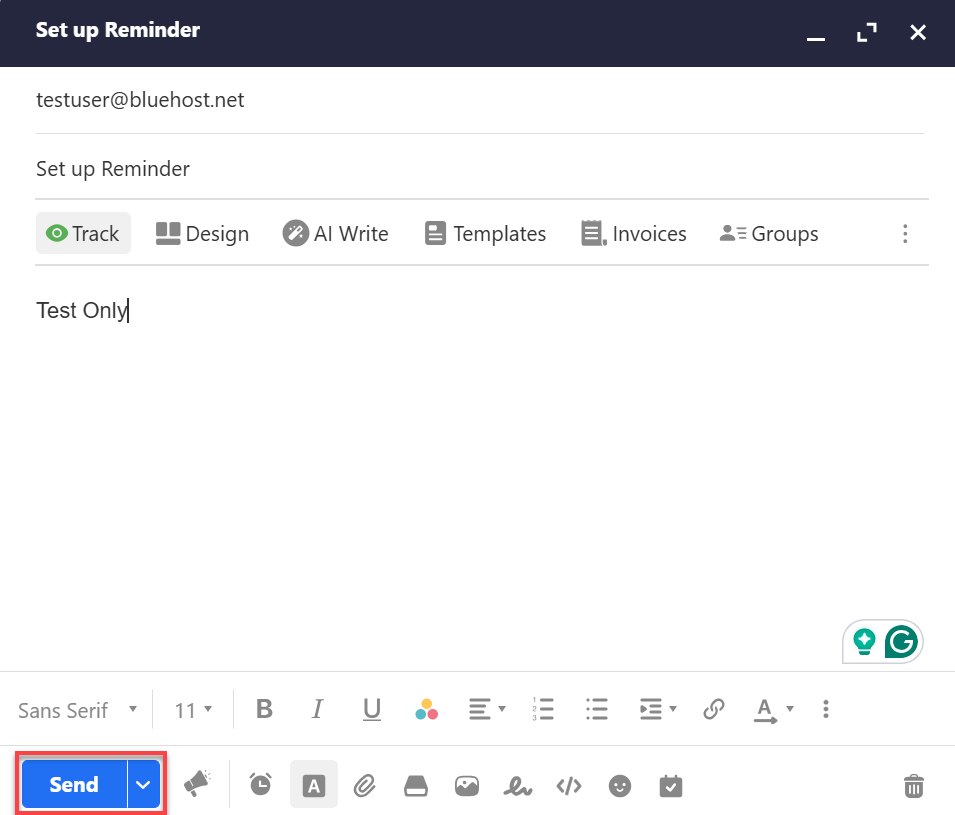 Professional Email Webmail - Send Mail