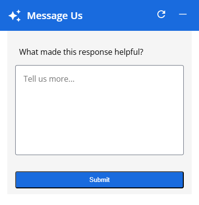BH Account Manager Ask Blu - Like Button Response