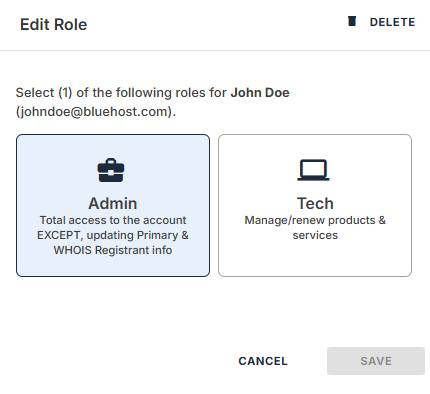 User Roles & Permissions - Edit Role