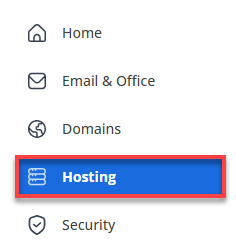 Bluehost Account Manager - Hosting Tab for VPS