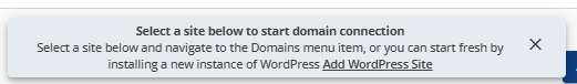 Connect an External Domain - Domain Connections - Connect