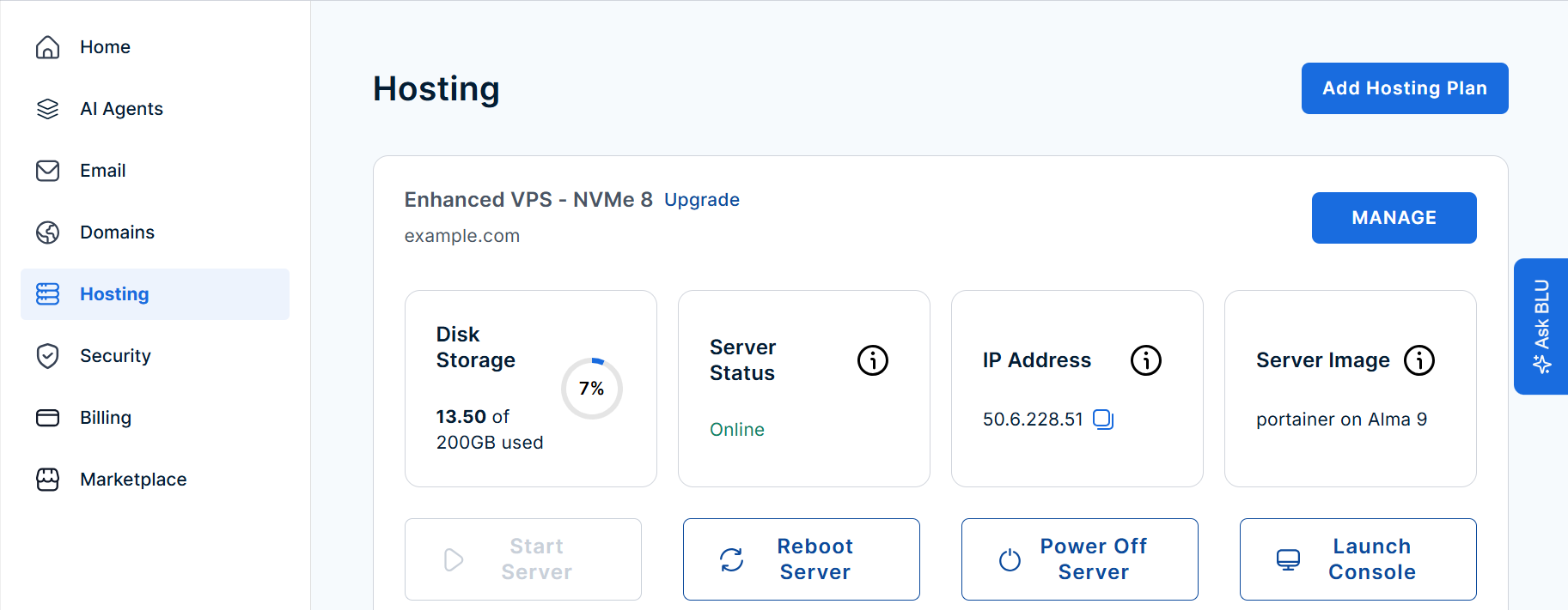 Self Managed VPS