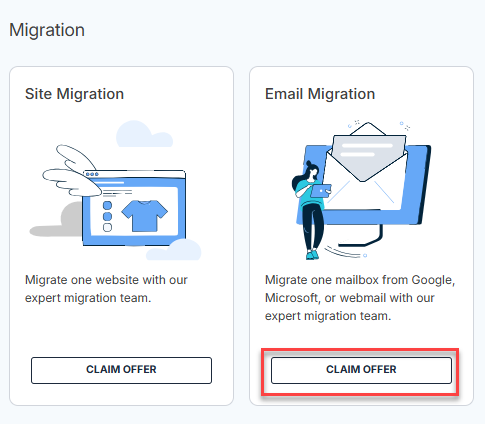 BH Account Manager - Marketplace Email Migration Claim Offer