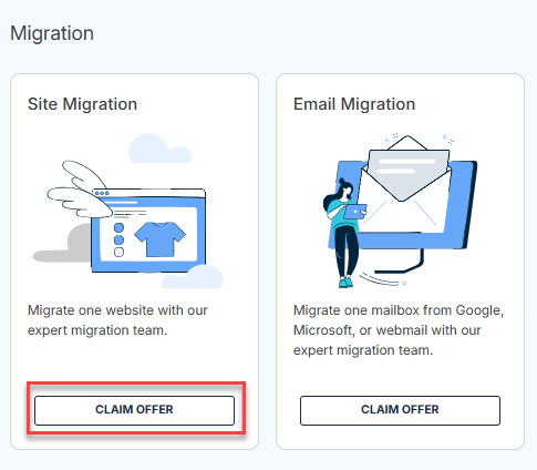 BH Account Manager - Marketplace Site Migration Claim Offer