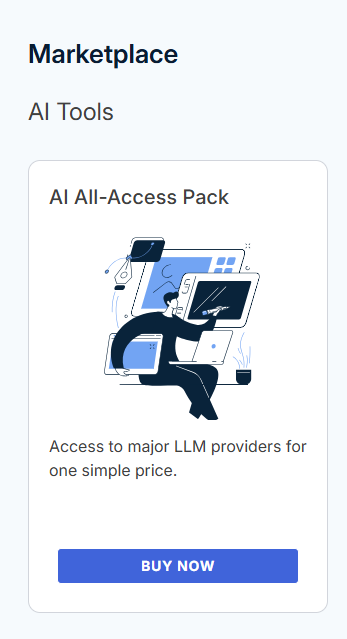 Marketplace - AI All-Access Pack