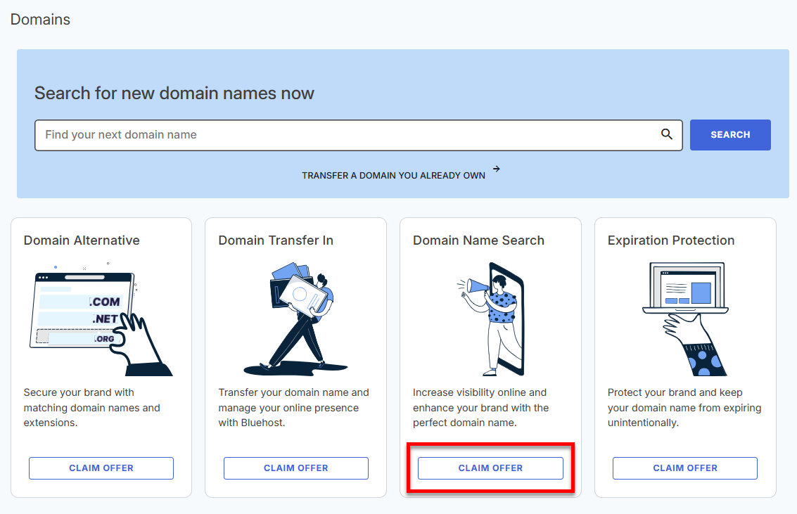 Marketplace - Domain Name Search