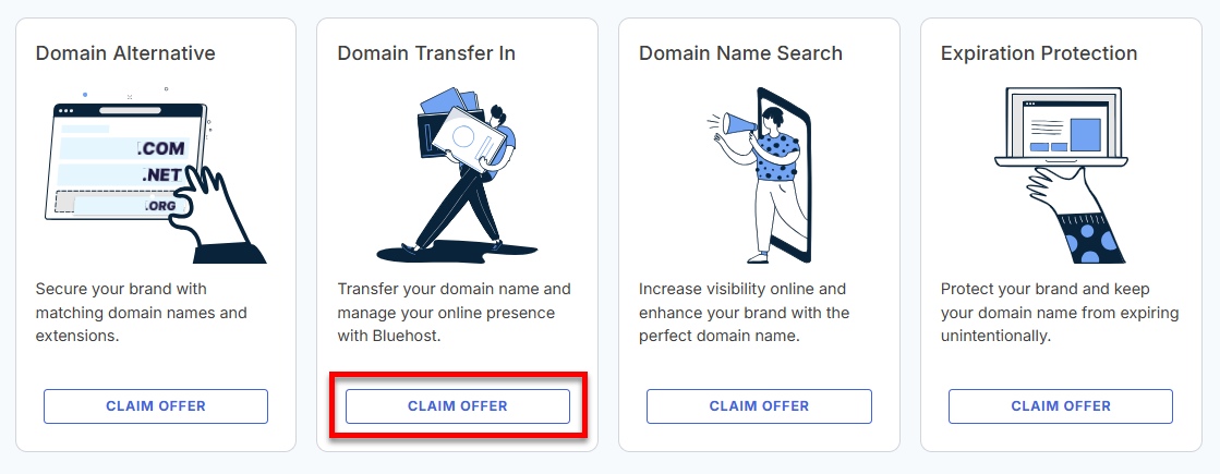 Domain Transfer In - Claim Offer