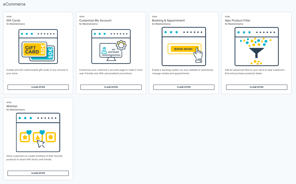 Markteplace tab - eCommerce - Claim Offer