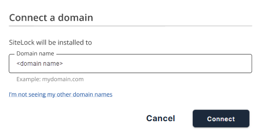 Connect a domain