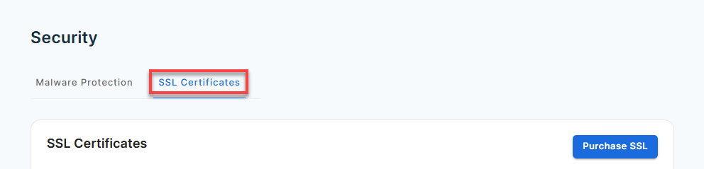 BH Security Tab - SSL Certificate