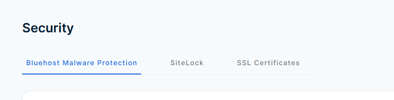 Account Manager - Security tab