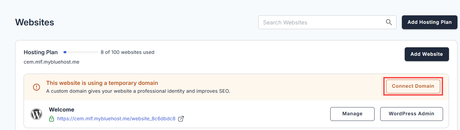 Websites - Connect Domains