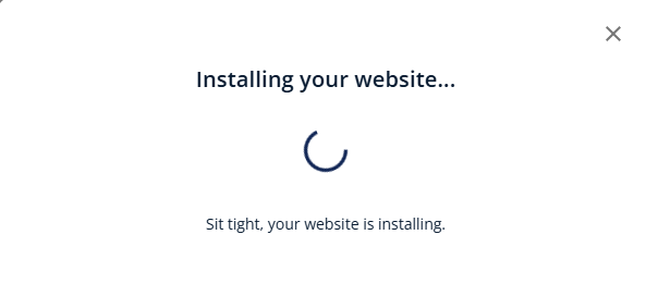 Bluehost Agency Hosting - Websites tab Clone WordPress Website Installing