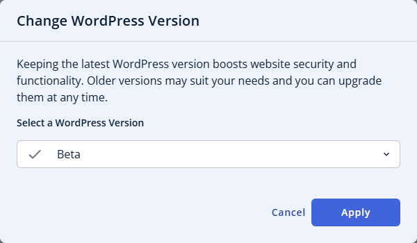 Bluehost Account Manager - Website Manage button
