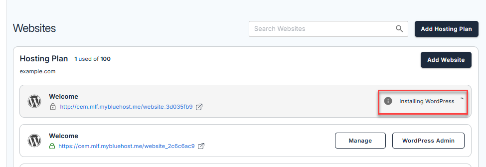 WordPress Auto Install
