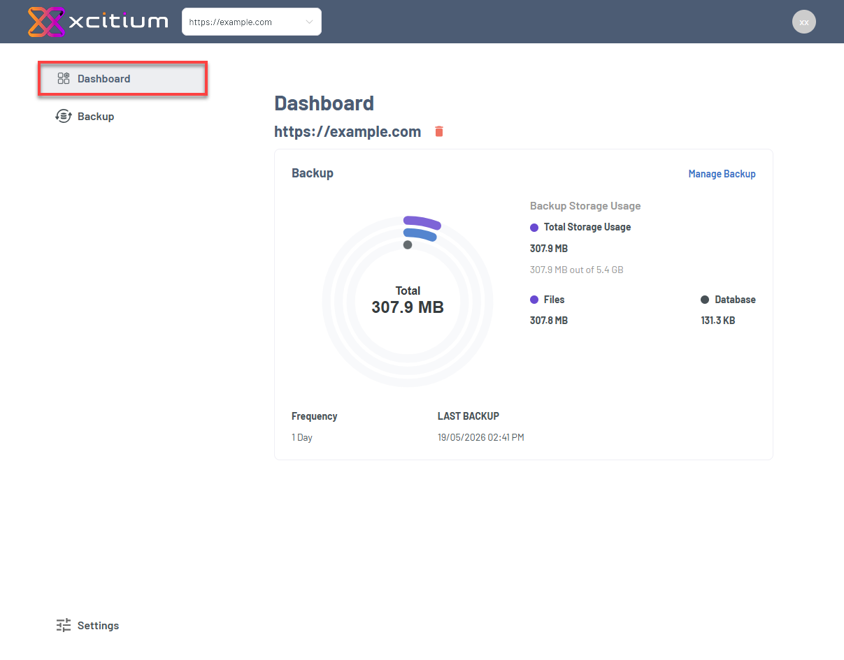 Bluehost Portal - Xcitium Dashboard