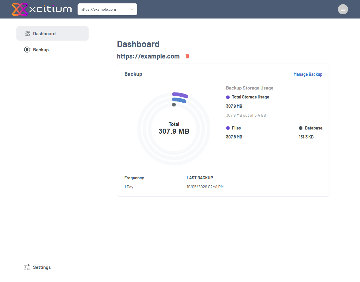 Bluehost Portal - Xcitium Dashboard