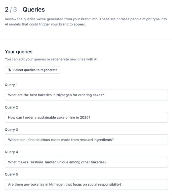 Generated Queries