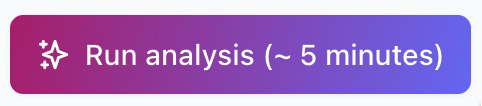 Run Analysis Button